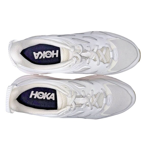 Hoka Mens Size 12 Sneakers Shoes U Clifton L Athletics Walking Lifestyle White main image 5